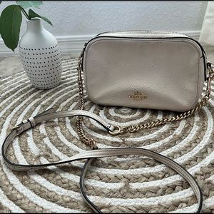 Coach Cream Camera Bag